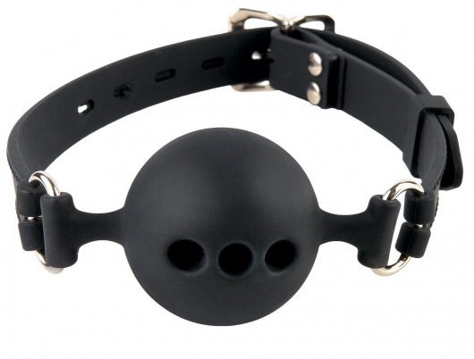 Силиконовый кляп-шар с отверстиями для дыхания Silicone Breathable Ball Gag Small - Pipedream - купить с доставкой в Пензе