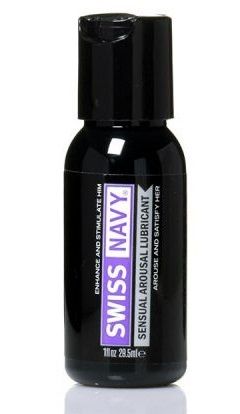 Возбуждающий гель-лубрикант на водной основе Sensual Arousal Lubricant  - 29,5 мл. - Swiss navy - купить с доставкой в Пензе