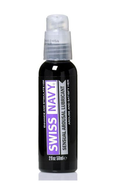 Возбуждающий гель-лубрикант на водной основе Sensual Arousal Lubricant - 59 мл. - Swiss navy - купить с доставкой в Пензе