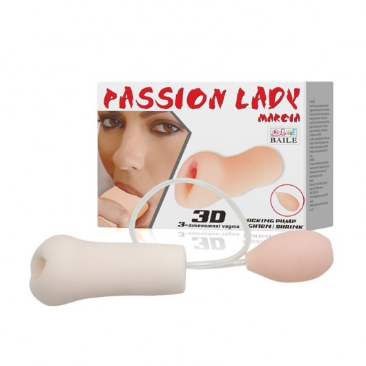 Мастурбатор Passion Lady Marcia с грушей для имитации посасывания - Baile - в Пензе купить с доставкой