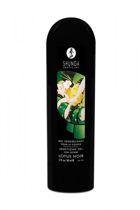 Интимный гель для пар, усиливающий наслаждение, Lotus Noir - 60 мл. - Shunga - купить с доставкой в Пензе