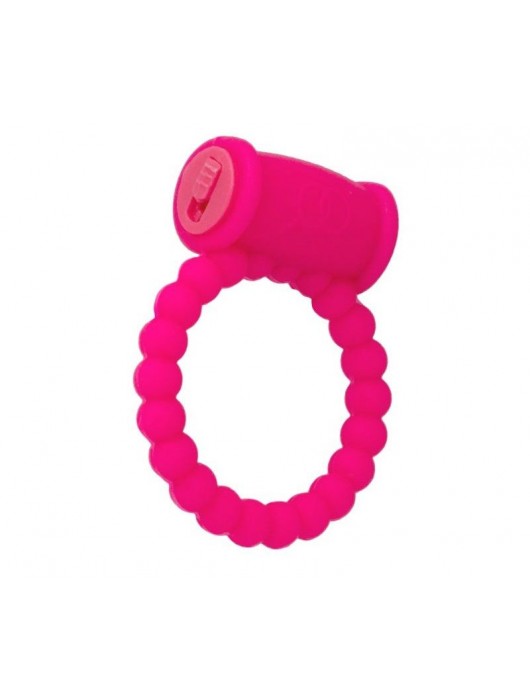 Розовое виброкольцо на пенис A-toys из силикона - A-toys - в Пензе купить с доставкой
