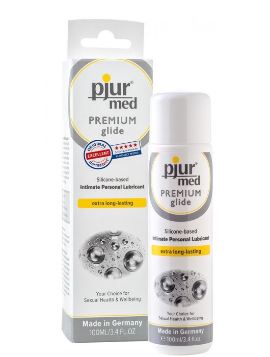 Гипоаллергенный силиконовый лубрикант pjur MED Premium glide - 100 мл. - Pjur - купить с доставкой в Пензе