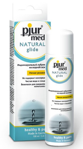 Нейтральный лубрикант на водной основе pjur MED Natural glide - 100 мл. - Pjur - купить с доставкой в Пензе