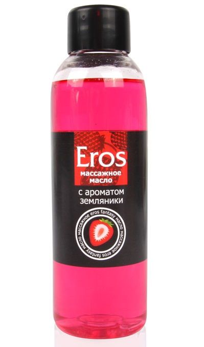 Массажное масло Eros fantasy с ароматом земляники - 75 мл. - Биоритм - купить с доставкой в Пензе