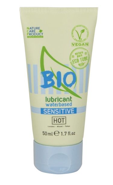 Органический лубрикант для чувствительной кожи Bio Sensitive - 50 мл. - HOT - купить с доставкой в Пензе