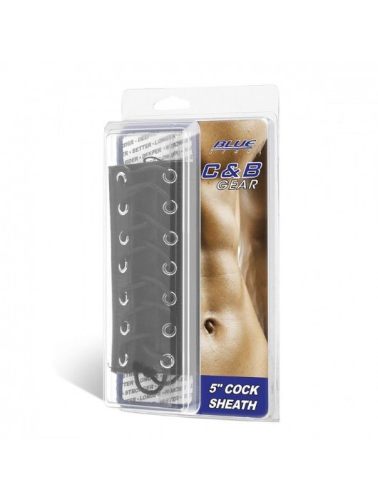 Сбруя на член на шнуровке 5  Cock Sheath - BlueLine - купить с доставкой в Пензе