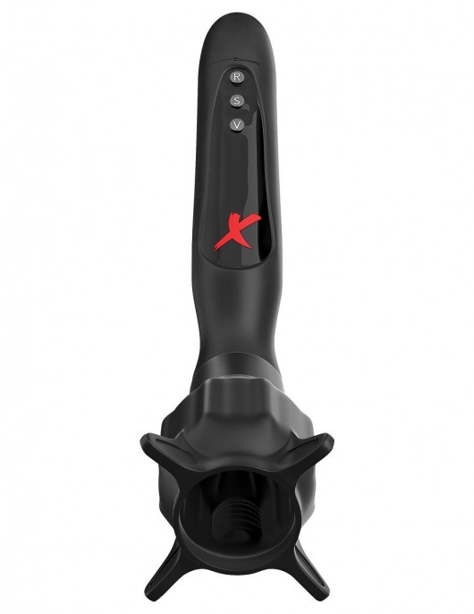 Чёрный вибростимулятор для головки члена с эффектом всасывания Vibrating Roto-Sucker - Pipedream - в Пензе купить с доставкой