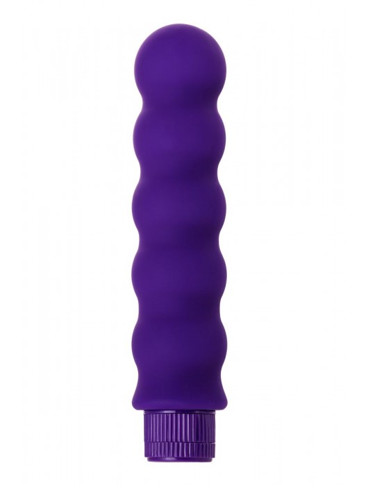 Фиолетовый фигурный вибратор - 17 см. - A-toys