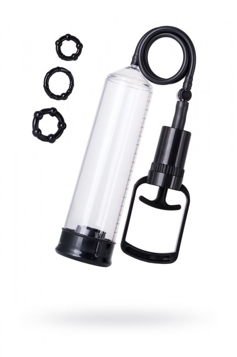 Вакуумная помпа A-toys с уплотнителем и эрекционными кольцами - A-toys - в Пензе купить с доставкой