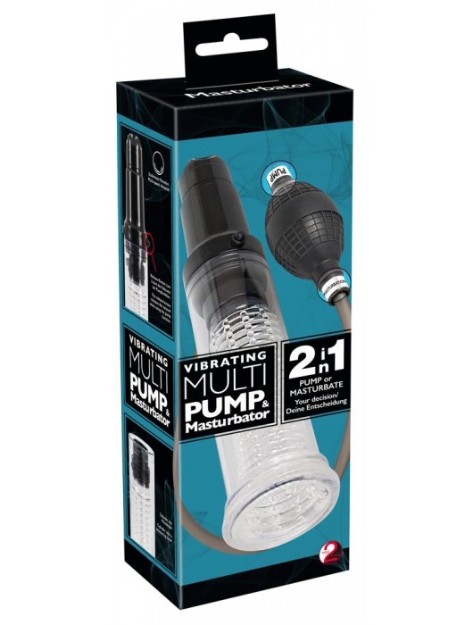 Вакуумная помпа-мастурбатор Vibrating Multi Pump   Masturbator - Orion - в Пензе купить с доставкой