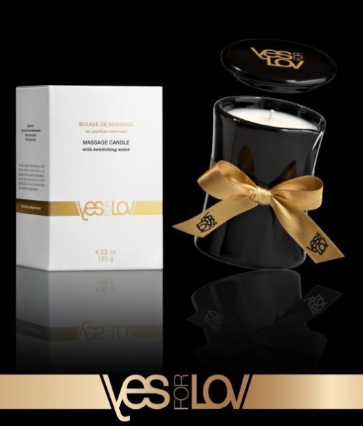 Массажная аромасвеча BEWITCHING MASSAGE CANDLE - 120 мл. - YESforLOV - купить с доставкой в Пензе