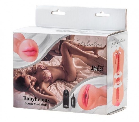 Двусторонний мастурбатор с вибропулей Satisfaction Babylicious - Lola Games - в Пензе купить с доставкой