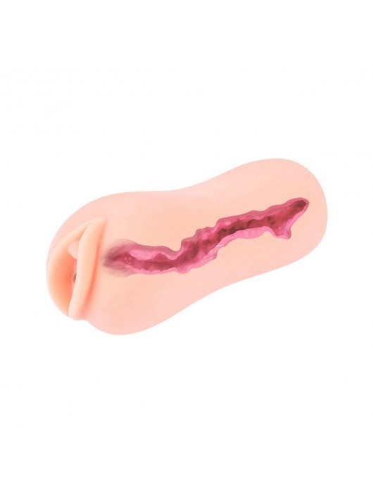 Мастурбатор-вагина Sanda с рельефным тоннелем - KOKOS - в Пензе купить с доставкой