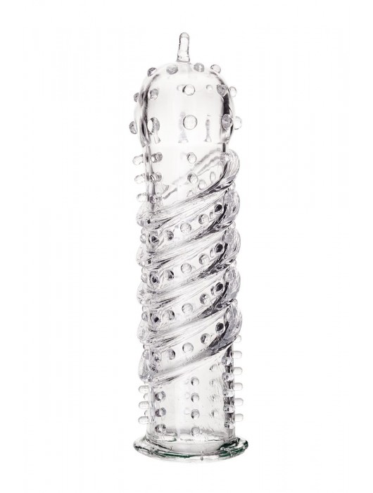 Прозрачная насадка на пенис TOYFA A-Toys - 15,5 см. - A-toys - в Пензе купить с доставкой