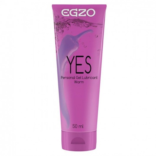 Согревающий лубрикант на водной основе Egzo Yes - 50 мл. - EGZO - купить с доставкой в Пензе