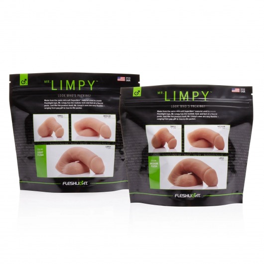 Мягкий имитатор пениса Fleshtone Limpy большого размера - 21,6 см. - Fleshlight - купить с доставкой в Пензе