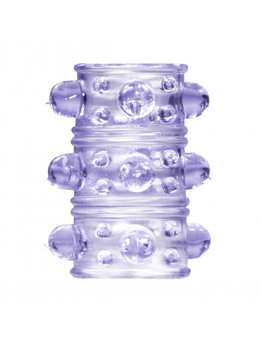 Фиолетовая насадка на пенис Rings Armour - Lola Games - в Пензе купить с доставкой