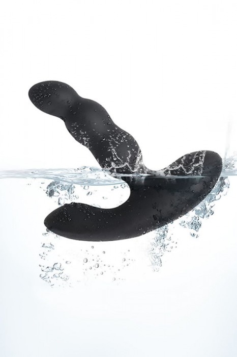 Черный силиконовый стимулятор простаты Levett Nitoc с пультом ДУ - Levett - в Пензе купить с доставкой