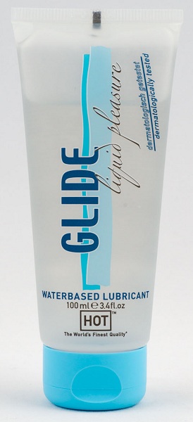 Интимная смазка на водной основе Glide - 100 мл. - HOT - купить с доставкой в Пензе