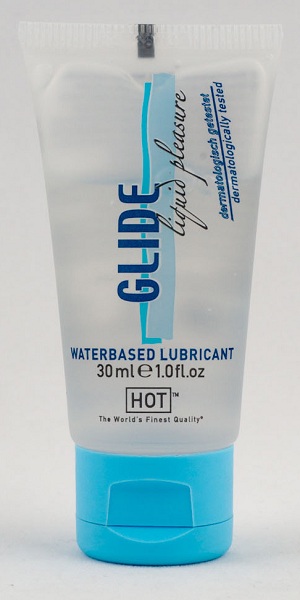 Интимная смазка на водной основе Glide - 30 мл. - HOT - купить с доставкой в Пензе
