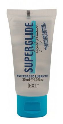 Гель-смазка на водной основе для чувствительной кожи Superglide - 30 мл. - HOT - купить с доставкой в Пензе