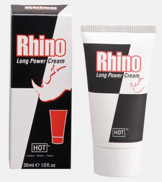 Крем-пролонгатор для мужчин Rhino - 30 мл. - HOT - купить с доставкой в Пензе
