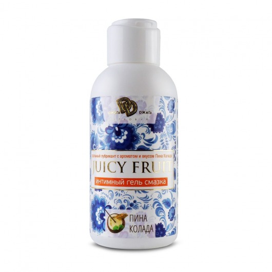 Интимный гель на водной основе JUICY FRUIT с ароматом пина колада - 100 мл. - БиоМед - купить с доставкой в Пензе