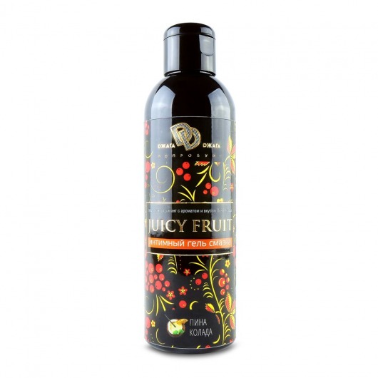 Интимный гель на водной основе JUICY FRUIT с ароматом пина колада - 200 мл. - БиоМед - купить с доставкой в Пензе