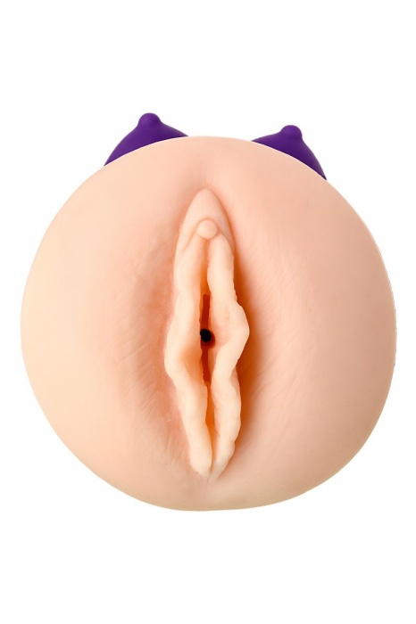 Двухсторонний мастурбатор JOS YARA в фиолетовой колбе - JOS - в Пензе купить с доставкой