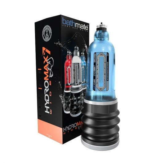 Синяя гидропомпа HydroMAX7 Wide Boy - Bathmate - в Пензе купить с доставкой