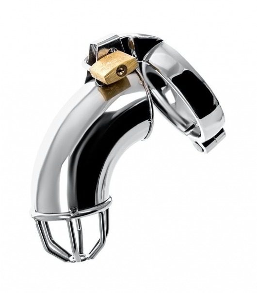 Серебристый мужской пояс верности TOYFA Metal - ToyFa - купить с доставкой в Пензе