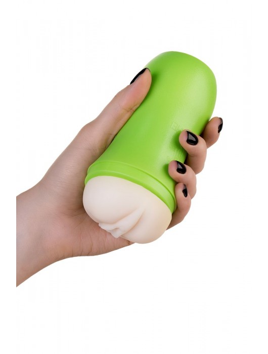 Мастурбатор-вагина A-Toys в зеленой колбе - A-toys - в Пензе купить с доставкой
