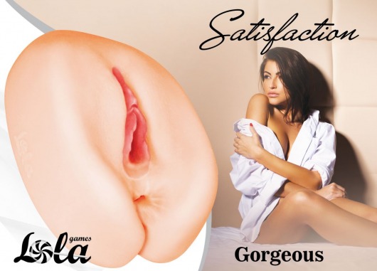 Мастурбатор с 2 тоннелями Satisfaction Gorgeous - Lola Games - в Пензе купить с доставкой