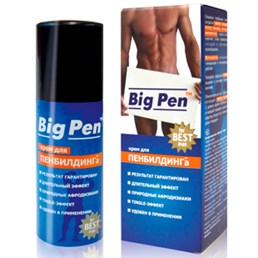 Крем Big Pen для увеличения полового члена - 50 гр. - Биоритм - в Пензе купить с доставкой