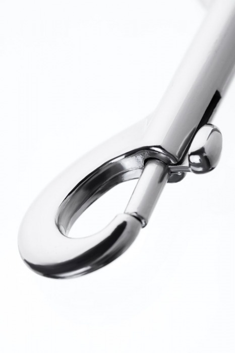 Серебристый двухсторонний карабин TOYFA Metal - ToyFa - купить с доставкой в Пензе