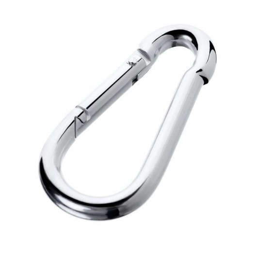 Серебристый карабин TOYFA Metal - ToyFa - купить с доставкой в Пензе