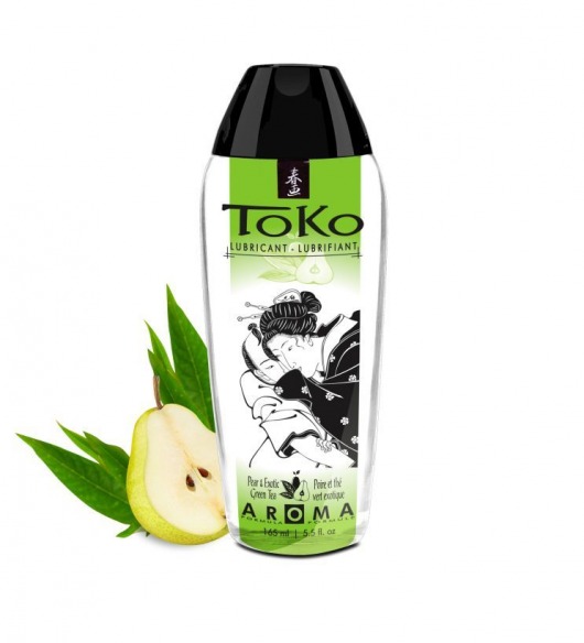 Интимный гель TOKO Pear   Exotic Green Tea с ароматом груши и зеленого чая - 165 мл. - Shunga - купить с доставкой в Пензе