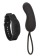 Черное виброяйцо с браслетом-пультом Wristband Remote Curve - California Exotic Novelties купить в Пензе с доставкой в Orgasmix.ru Черное виброяйцо с браслетом-пультом Wristband Remote Curve - California Exotic Novelties