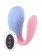 Двухцветный вибростимулятор для пар с пультом ДУ - Свободный ассортимент купить в Пензе с доставкой в Orgasmix.ru Двухцветный вибростимулятор для пар с пультом ДУ - Свободный ассортимент
